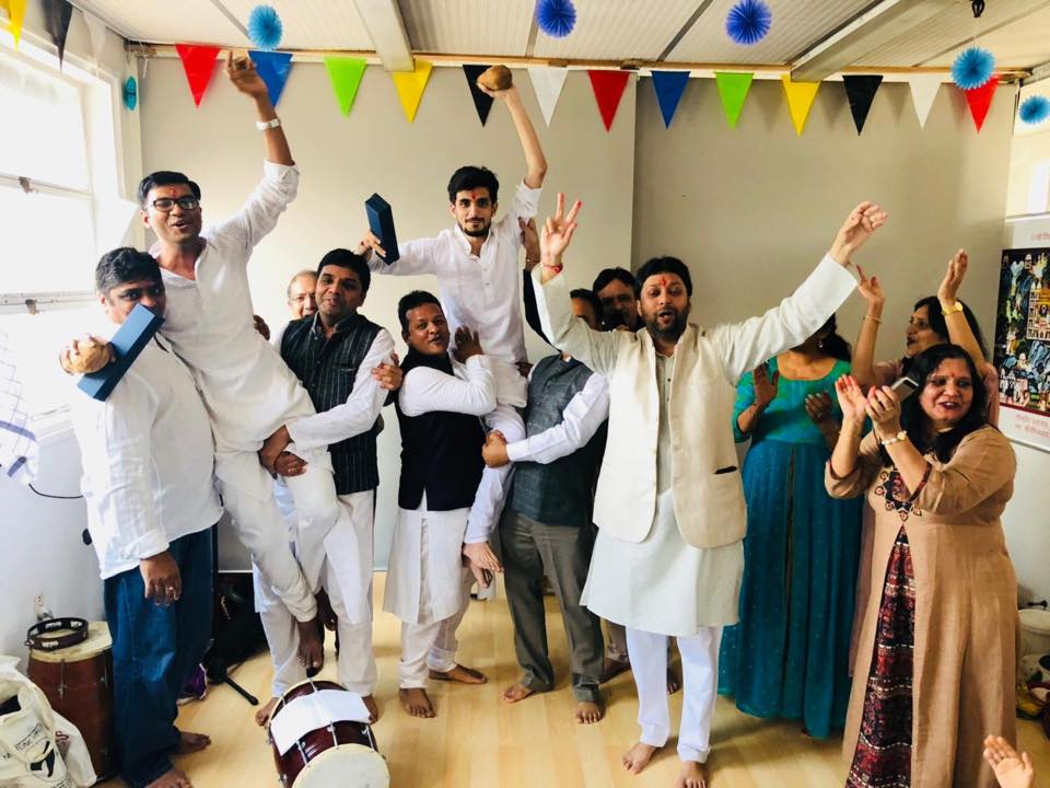 Community gathering at New Zealand Digamber Jain Sangh